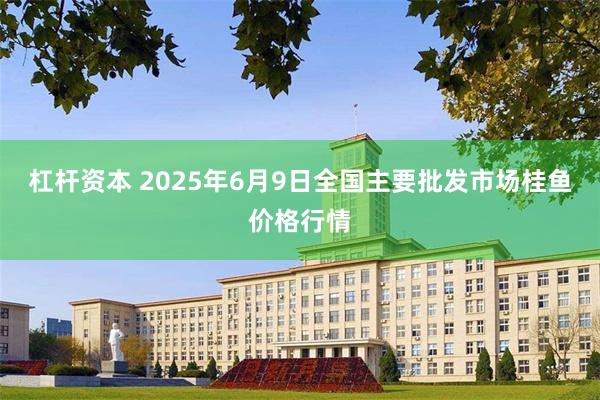 杠杆资本 2025年6月9日全国主要批发市场桂鱼价格行情