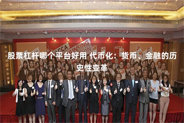 股票杠杆哪个平台好用 代币化：货币、金融的历史性变革